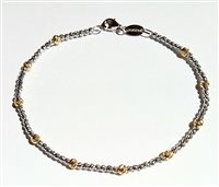 Bracelet Woman in Gold OB-OG SFERE DIAMANTATE